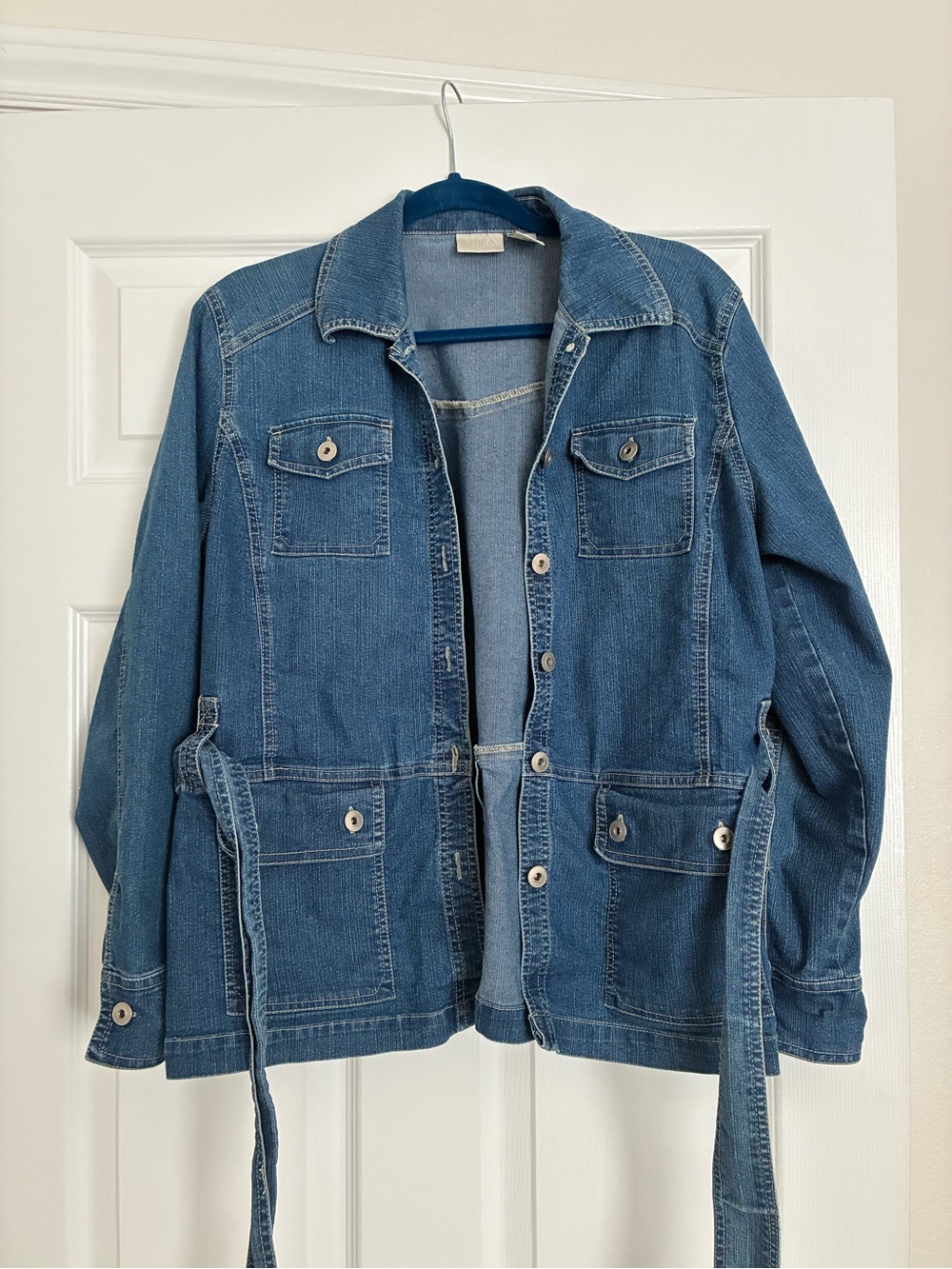 Erika Blue Denim Shirt Jacket